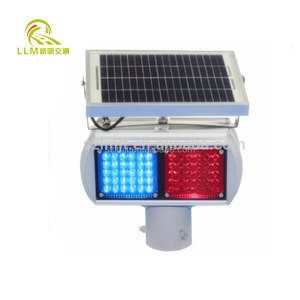 Hight brillo solar led STROBE azul y rojo semáforo - Product Image 3