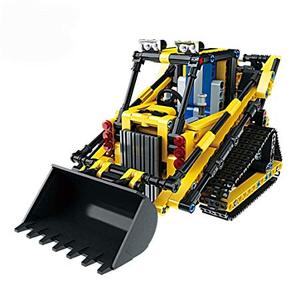 BRICOLAGE Assembler Télécommande Pelle Camion 2.4G RC Brique <span class=keywords><strong>De</strong></span> Construction Camion Jouets Cadeau Camion <span class=keywords><strong>de</strong></span> Construction - Product Image 2