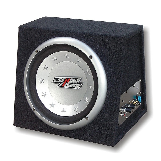 12 Inch Active Car Audio Powered Subwoofer Box System Built in Amplifier Car Speaker  Enclosure