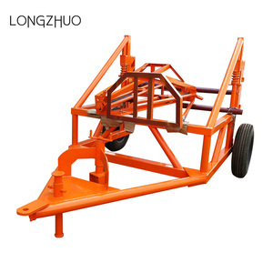 塑料钢电缆卷筒滑车电缆卷筒拖车，带绞盘，配有液压拖车轴和拖车零件 - Product Image 1