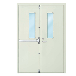 Di alta qualità 2/1.5/1 ore tagliafuoco in metallo in acciaio porte in metallo <span class=keywords><strong>porta</strong></span> d'ingresso con bussare giù telaio - Product Image 5