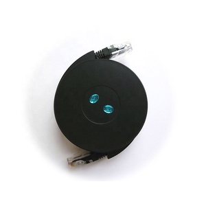 Câble <span class=keywords><strong>Ethernet</strong></span> rétractable, câble réseau rétractable de 10 pieds, RJ45 8p8c rétractable, câble cat6 de 3 mètres - Product Image 2