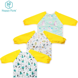 Personnalisé <span class=keywords><strong>Bandana</strong></span> Manches Longues Sublimation Lavable Mignon Étanche Dentition Bébé Repas <span class=keywords><strong>Bave</strong></span> Bib Plaine - Product Image 2