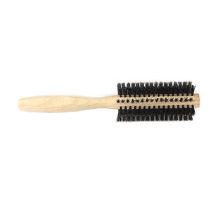 Pettine Cilindrico in Legno con Setole Naturali per Arricciare i Capelli, Vendita all'Ingrosso - Product Image 5