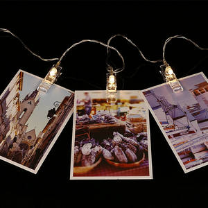 Popular Christmas Holiday Ideal Gift 2m 20LED <strong>Photo</strong> Hanging <strong>Clip</strong> <strong>String</strong> <strong>Light</strong> for Dormitory Bedroom Indoor Decoration - Product Image 3