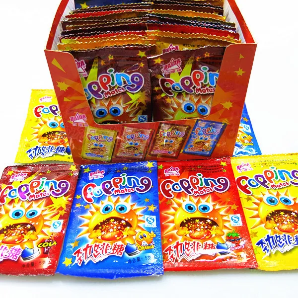 hot selling sweet and sour jumping sugar magic candy for fun