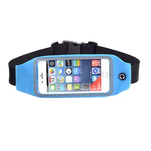 outdoor sports bag 4.7" 5.5" mobile phone pack anti theft zipper Bag multifunctional waist Running bag