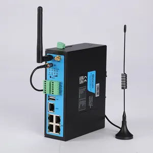 Industrial inalámbrico módem sms gateway dual sim 3g 4g lte rj45 router