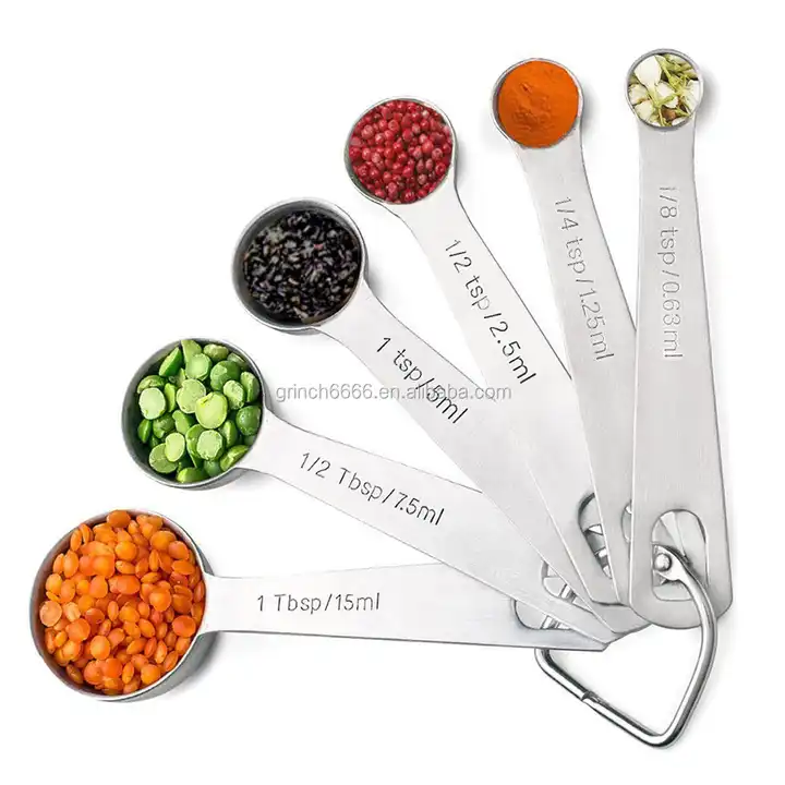 6Pcs baking measuring spoons coffee measuring scoop kitchen measuring spoons