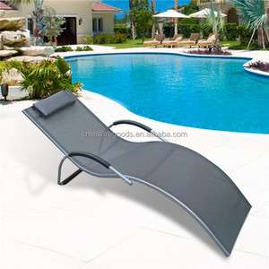 Sdraio da Piscina in Metallo Uplion, Sedia Reclinabile da Giardino con Braccioli, <span class=keywords><strong>Lettino</strong></span> da <span class=keywords><strong>Spiaggia</strong></span> - Product Image 3