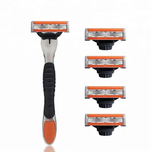 USA Imported Triple Blade MenのRazor With Razor Blade Refills