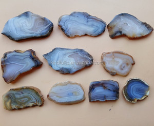 Rebanada de ágata blanca natural, modelo decorativo de Cristal grande, decoración del hogar Feng Shui con grabado tallado, tema de Mascota, venta al por mayor - Product Image 2