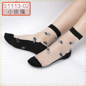 चीन नई डिजाइन थोक सस्ते लड़कियों महिलाओं गर्मियों टखने फीता मोज़े - Product Image 5