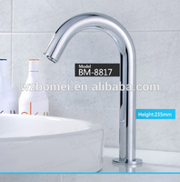 Robinet automatique à capteur FLG à eau froide, en acier inoxydable 304, nouveau, certifié CE, pour salle de bain, chromé, moderne, contemporain, céramique polie