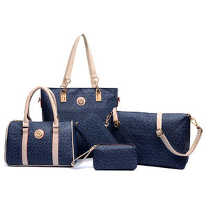 Ensemble de sacs à main pour femmes, 6 pièces, sacs à main de marque américaine célèbre avec fermeture éclair, vente en gros, 2020 - Product Image 2
