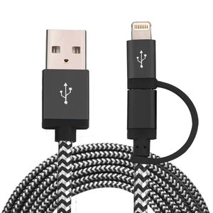TPE 8 pin Données 2 en 1 multi Câble De Recharge pour <span class=keywords><strong>iphone</strong></span> 5 <span class=keywords><strong>6</strong></span> <span class=keywords><strong>6</strong></span> <span class=keywords><strong>s</strong></span> 7 plus - Product Image 5