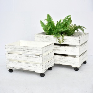 Boîtes en bois blanc pour artisanat, 19 pièces, accessoires De décoration De ferme, vente en gros - Product Image 3