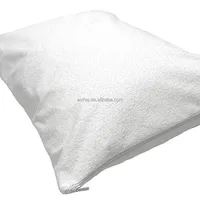 Toalla de Terry tela impermeable fundas de almohada con cremallera