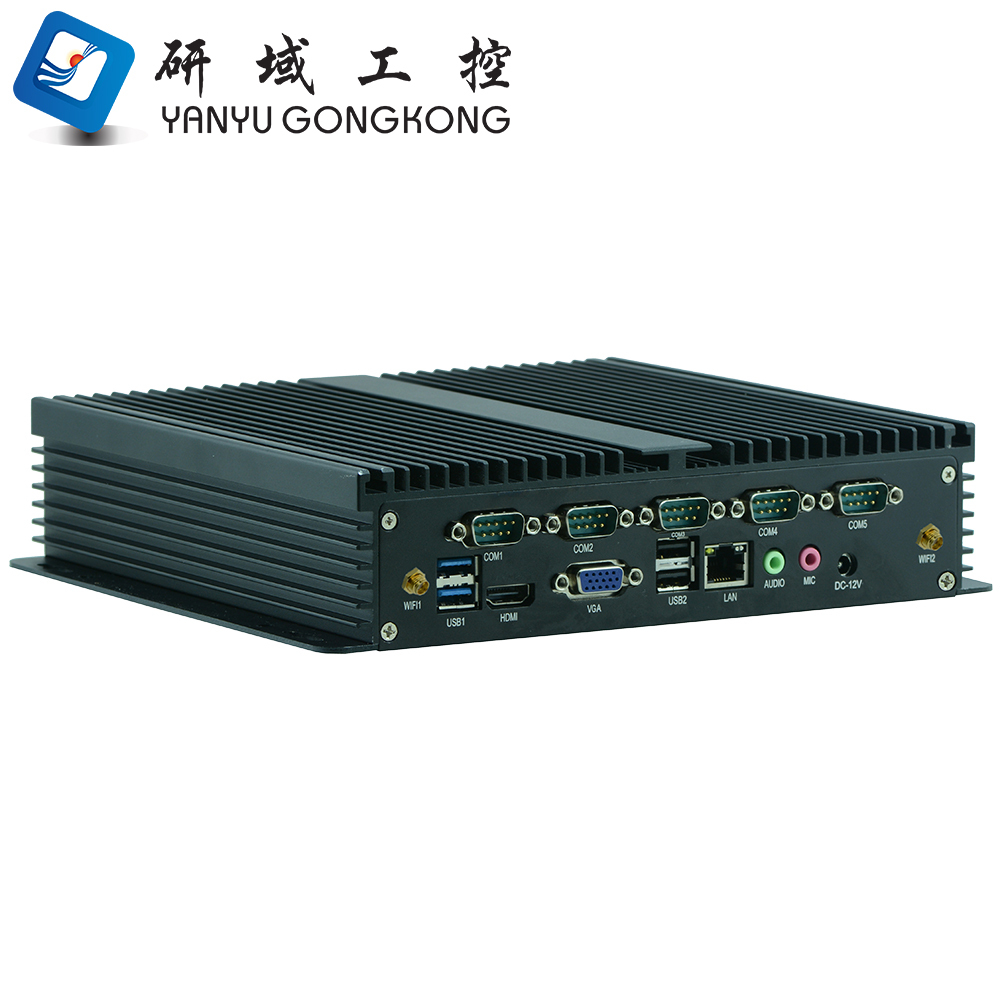 Fanless mini PC factory desktop Computer All in one PC board with WIFI 4G