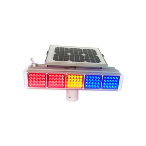 屋外ソーラーフラッシュライト白色<span class=keywords><strong>LED</strong></span>ソーラー交通警告灯交通安全ライトバーバトンワンドトーチ - Product Image 1