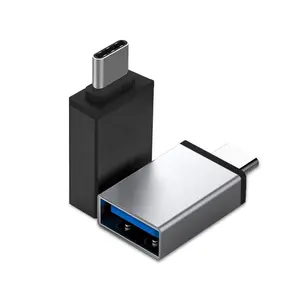 USB3.0母转USB C公适配器USBC连接器类型-C转换器USB类型C OTG适配器