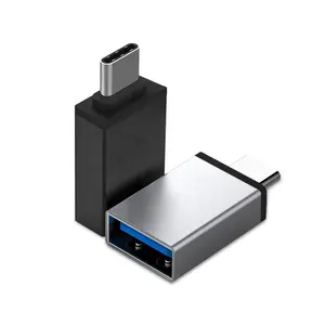 Adaptador usb3.0 fêmea para usb c, adaptador macho, conversor usbc, tipo c, adaptador otg usb tipo c