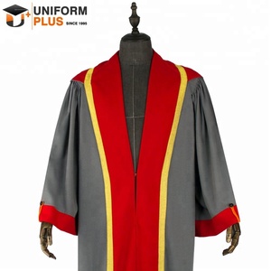 Robe académique de cérémonie de doctorat grise NUHS de qualité supérieure - Product Image 1