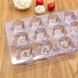 <span class=keywords><strong>Molde</strong></span> de <span class=keywords><strong>policarbonato</strong></span> con forma de corazón de alta calidad, <span class=keywords><strong>molde</strong></span> reutilizable personalizado para barra de chocolate - Product Image 2