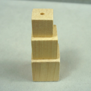 Hochwertige natürliche unvollendete 12 - 30 Mm Bulk Holz würfel blöcke Flache quadratische Holz perlen - Product Image 5