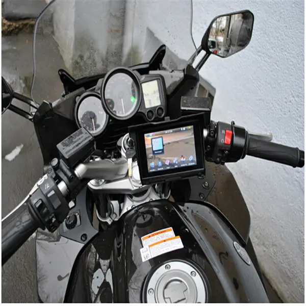 5 "dokunmatik ekran su geçirmez motosiklet motosiklet GPS navigasyon