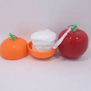 Дешевый пластиковый плащ-пончо в форме яблока с логотипом
