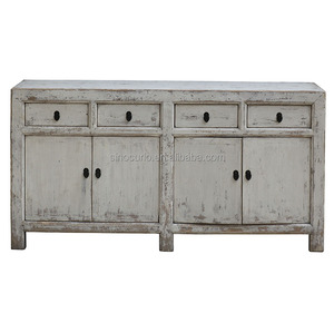 Wholesale Antique Furniture China <strong>Rustic</strong> Shabby Chic Kitchen <strong>Cabinet</strong> - Product Image 1