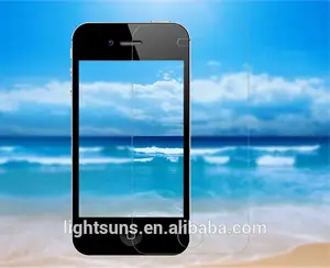 Revêtement oléophobe 0.3mm 2.5d 9h trempé verre de protection écran pour iphone 4g, 4s