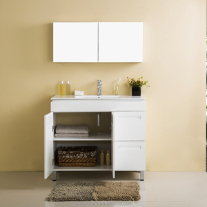 Meuble-lavabo de salle de bain moderne de luxe en panneau de particules 2026, 72 pouces, pour ameublement de salle de bain - Product Image 4