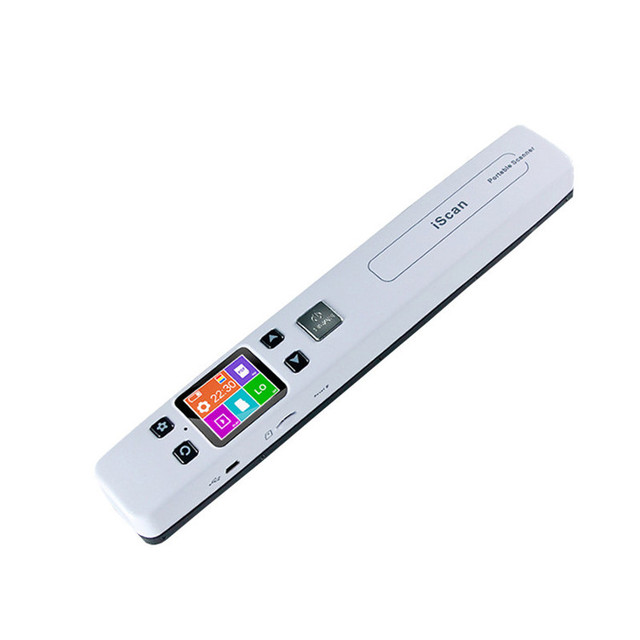Handy Document Scanner 1050 DpI Handheld Mini Portable A4 Paper Scanner for Outdoors