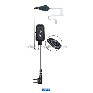 Mejor calidad Del Gancho Del Oído <span class=keywords><strong>profesional</strong></span> walkie talkie auricular CD-E75K-W - Product Image 1