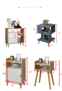 E1Plate mesita <span class=keywords><strong>de</strong></span> <span class=keywords><strong>noche</strong></span> nórdico moderno Simple pequeña mesa <span class=keywords><strong>de</strong></span> café mesa <span class=keywords><strong>de</strong></span> habitación creativo cuadrado pequeño <span class=keywords><strong>de</strong></span> - Product Image 4
