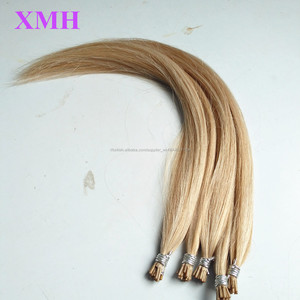 Doğrudan fabrika toptan pice remy çift çizilmiş <span class=keywords><strong>i</strong></span> İpucu 100% virgin hint remy saç uzantıları ön gümrük saç uzatma İnsan - Product Image 4