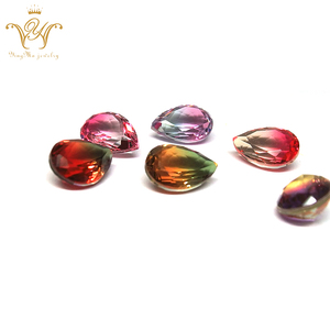 Fábrica de <span class=keywords><strong>China</strong></span> <span class=keywords><strong>pera</strong></span> gemas laboratorio de color turmalina piedras preciosas cabujón - Product Image 1