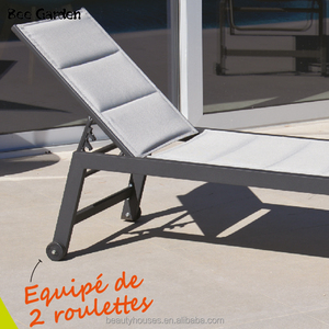 Haute Qualité Extérieure Jardin Meubles Patio <span class=keywords><strong>Bord</strong></span> <span class=keywords><strong>de</strong></span> la <span class=keywords><strong>Piscine</strong></span> Lit Couchage Plage Chaise Chaise Longue Chaise Longue - Product Image 5