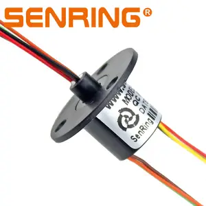 Senring mini cápsula anillo deslizante SNM012 6 cables/12/cables/18 cables anillos 2A señal