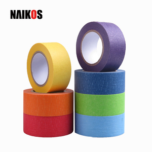 Trung Quốc Cuộn Nhỏ Đầy Màu Sắc Crepe Giấy <span class=keywords><strong>Masking</strong></span> <span class=keywords><strong>Tape</strong></span> - Product Image 3