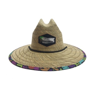 Nhà máy giá rẻ Panama phong cách rỗng rơm mùa hè Mens nông dân mũ rơm - Product Image 6