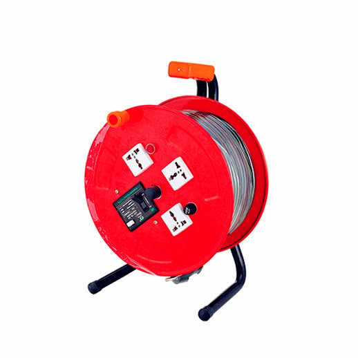 工業用金属スタンドハンドル付き電力延長ケーブルリール| Alibaba.com
