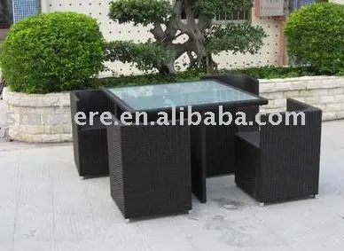 Top seller cubo gris mimbre muebles sofá conjunto