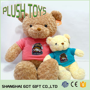 Polular poco oso de peluche con ropa para promoción, oso de peluche personalizados - Product Image 5