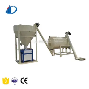 Dry Mix Mortar Horizontal Ribbon Blender Mixer Price