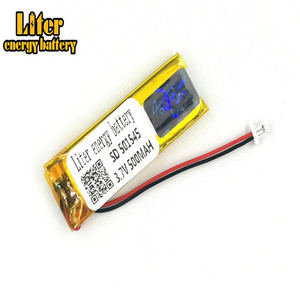 Plug 1.0-2 P 3.7 V 501545 mah 500 lithium polymer lipo rechargeable battery li ion Solar lithium battery with PCM - Product Image 3
