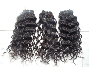 Cabello humano sin procesar de la trama de la máquina Remy virgen India - Product Image 2