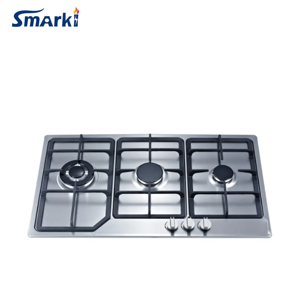 86 센치메터 파키스탄 3 burner Gas 스토브 SS Gas Hob Sabaf 버너 SS38601